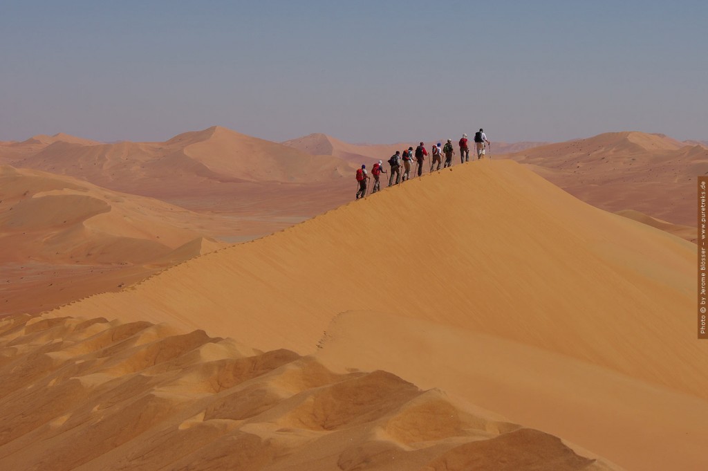 Wanderreise Oman Wüste