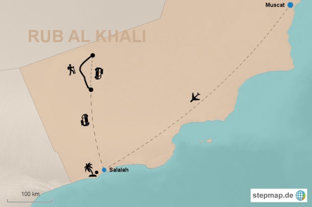 Rub Al Khali: Leichte Wüstenwanderung durchs Leere Viertel im Oman