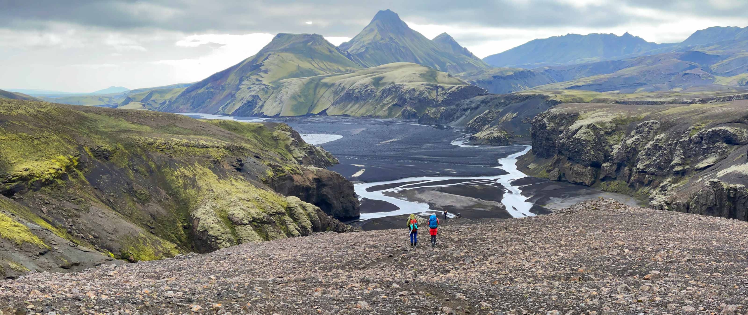 Island Trekkingreisen Hochland Durchquerung Gepäcktransport Weitwandern 