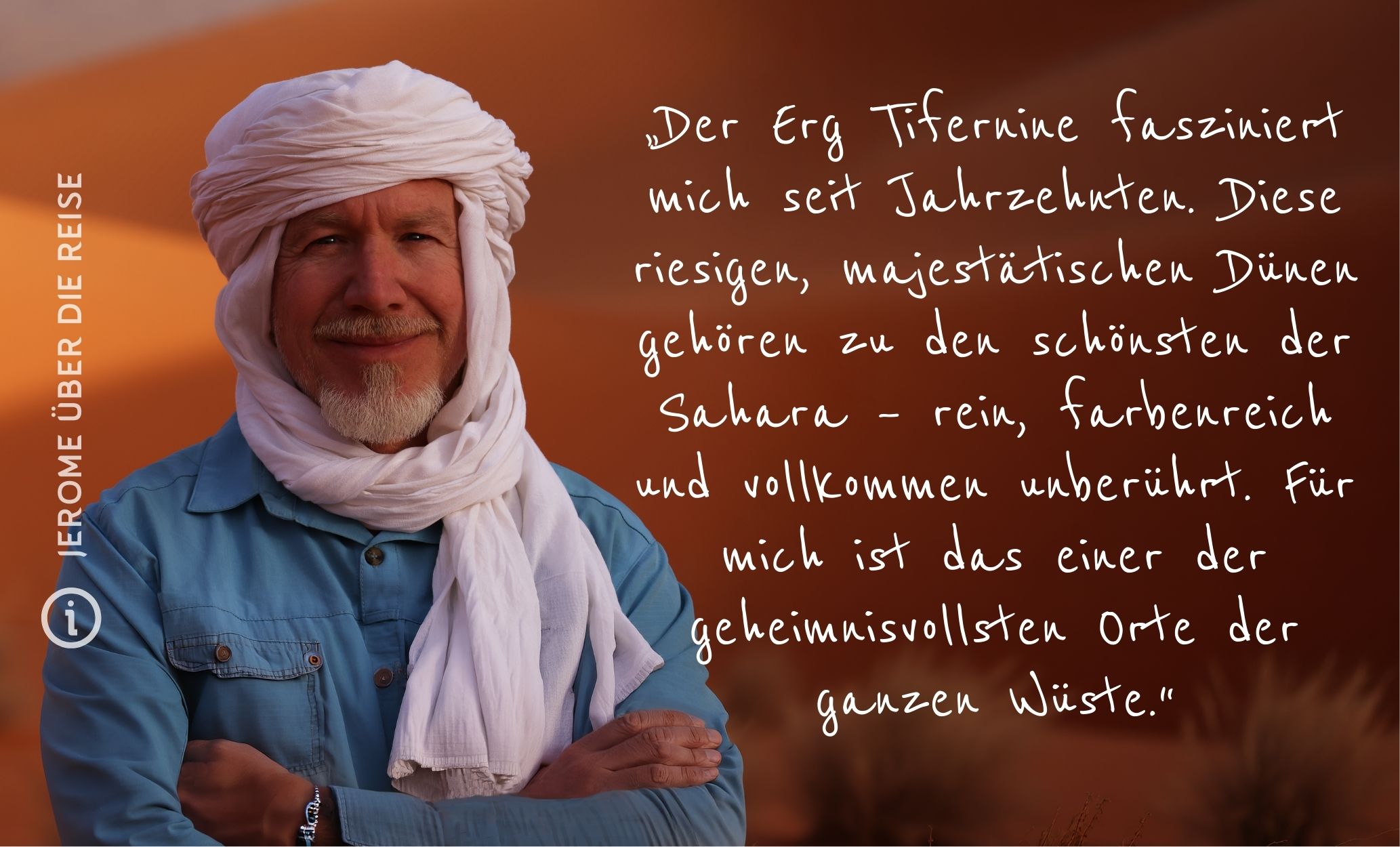 Jerome über die Reise Erg Tifernine in Algerien