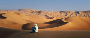 Sahara-Trekking-Erg-Tifernine-Tuareg-Auf-Duene